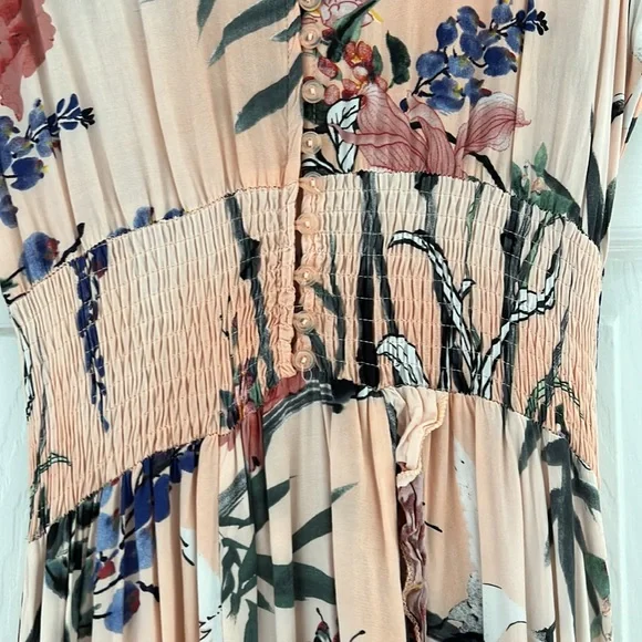 FLORAL MAXI DRESS - Picture 5 of 6